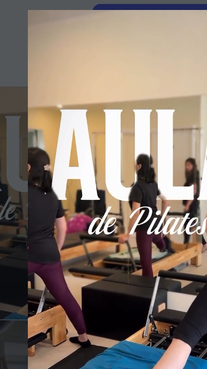 Aula de Pilates em reformer na Pulsar+